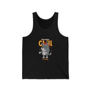 Chill and Tranquil Relaxed Dog with Peaceful Vibes - Tank Top