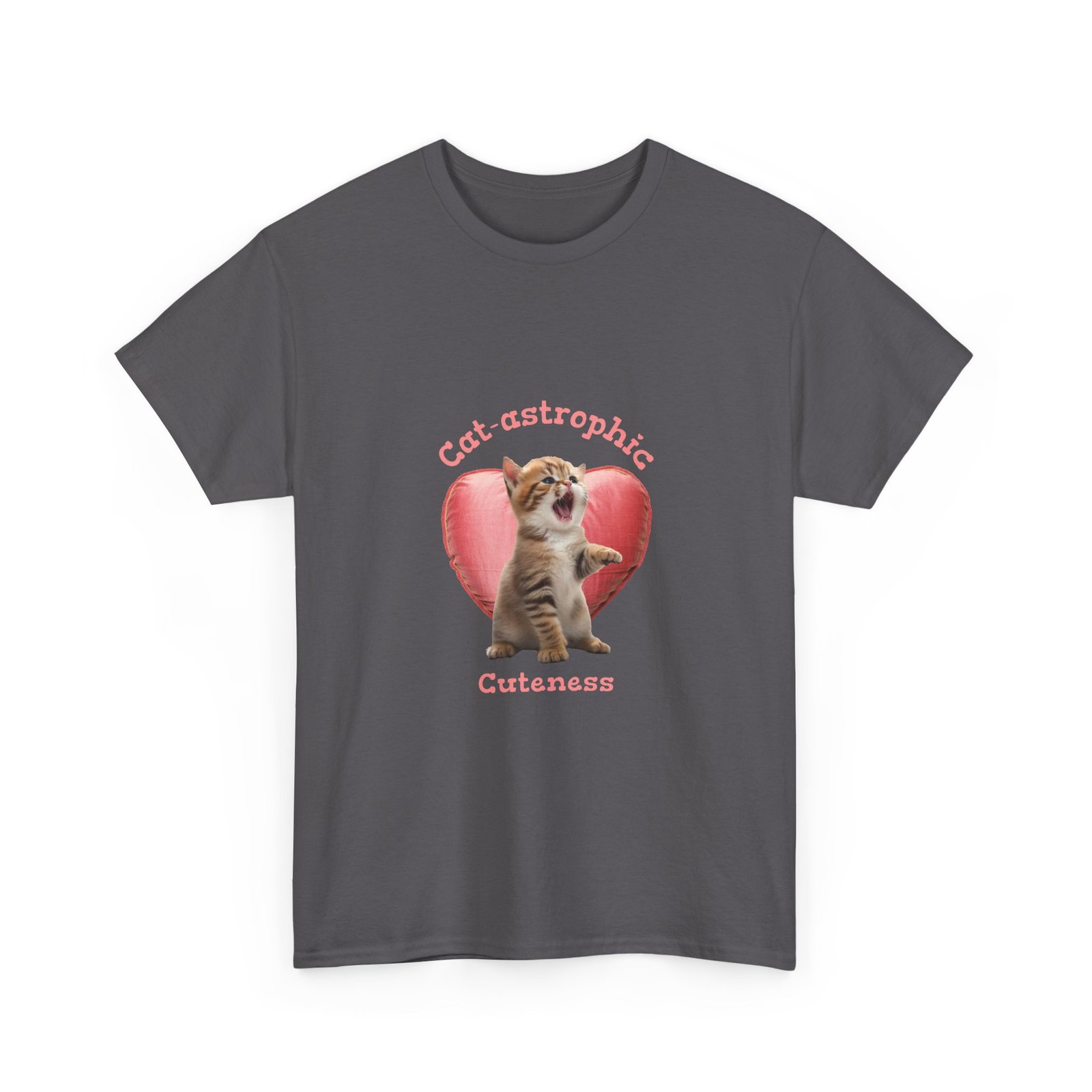 Adorable Kitten with Playful Cat Expression and Charming Appeal - T-shirt - Image 7