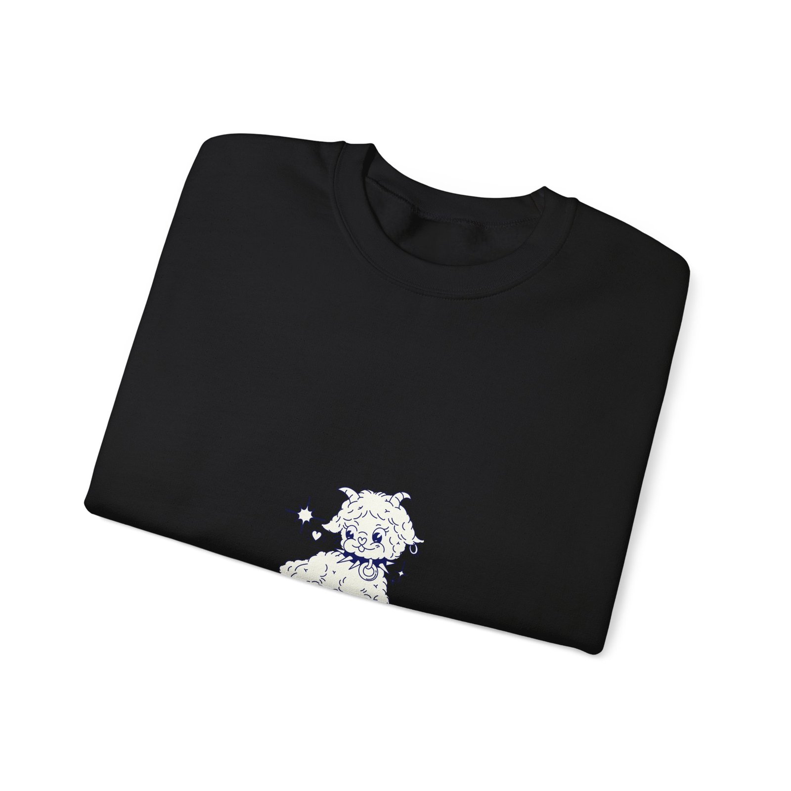 Glitter Sparkly Dog Silhouette with Shimmering Details - Sweatshirt - Image 3