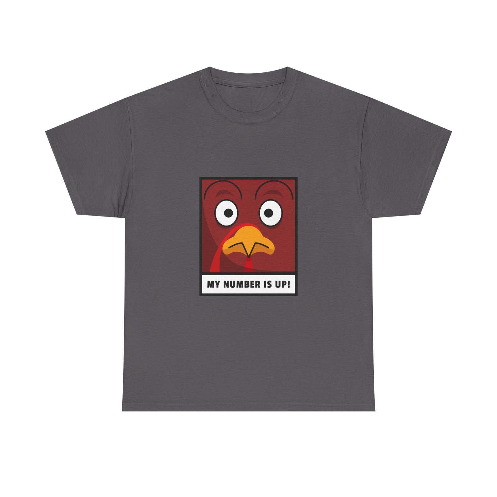 Colorful Chicken Number Up Illustration with Bold Typography - T-shirt - Image 5