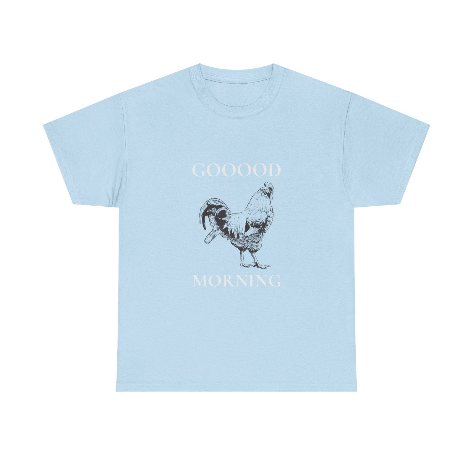 Vibrant Good Morning Rooster Classic Illustration - T-shirt - Image 9