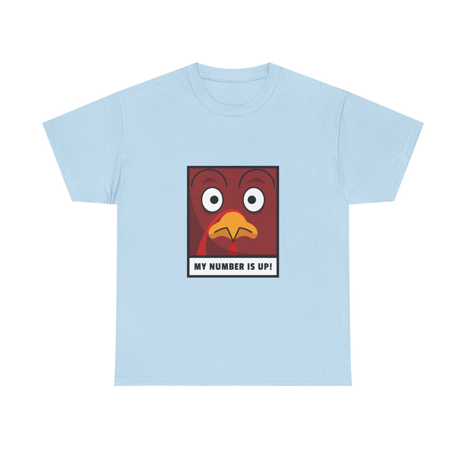 Playful Chicken with Number Up Graphic Illustration - T-shirt - Image 9