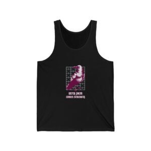 With Dark Comes Strength Bird Illustration in Bold Contrast - Tank Top