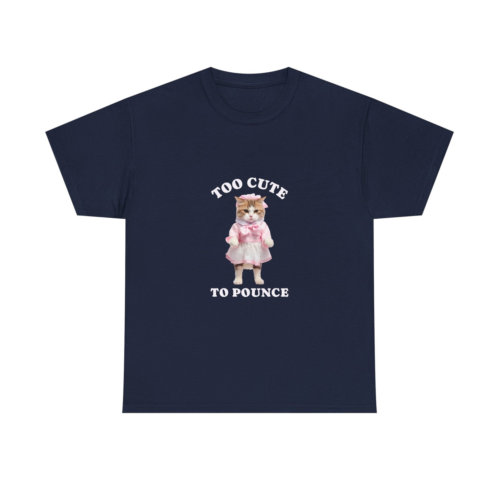 Too Cute To Pounce Cat Adorable Playful Kitten Design - T-shirt - Image 9