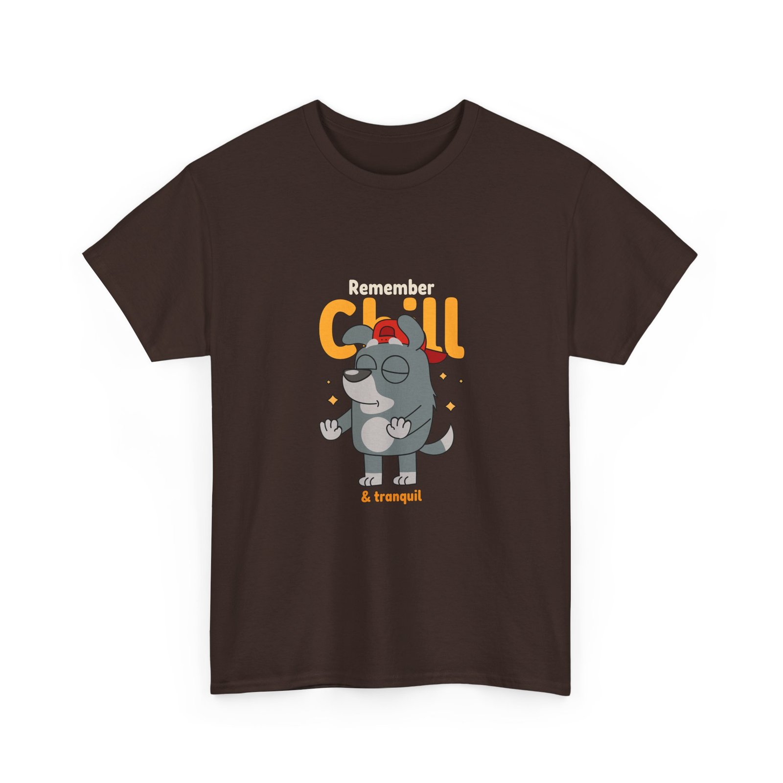 Chill and Tranquil Relaxed Dog with Peaceful Vibes - T-shirt - Image 3