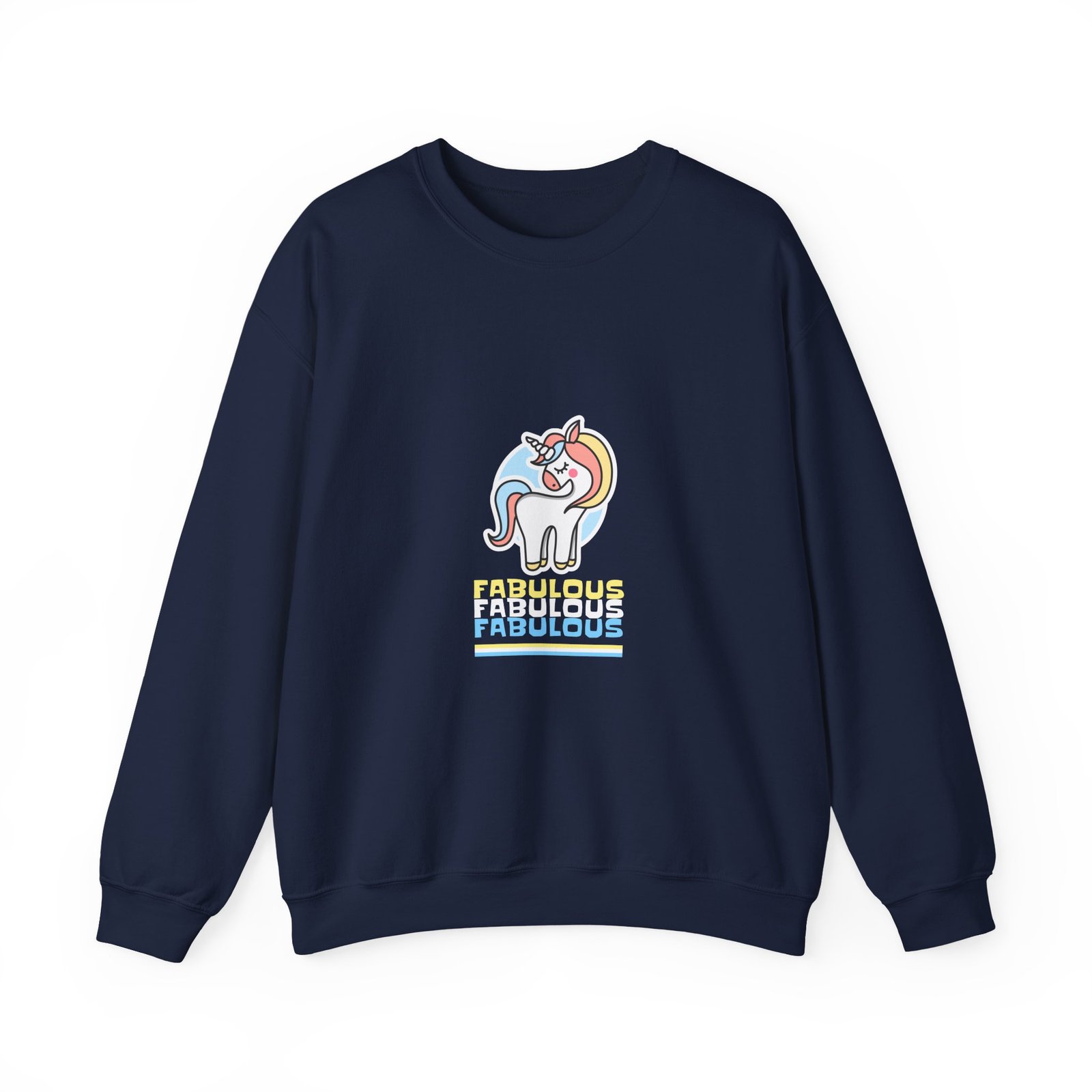 Vibrant Fabulous Unicorn with Colorful Mane and Sparkles - Sweatshirt - Image 9