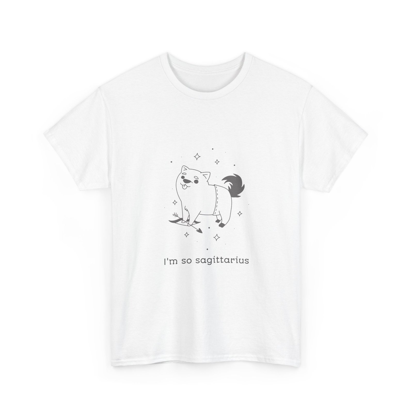 I'm So Sagittarius Cute Dog Horoscope Astrology Design - T-shirt - Image 3
