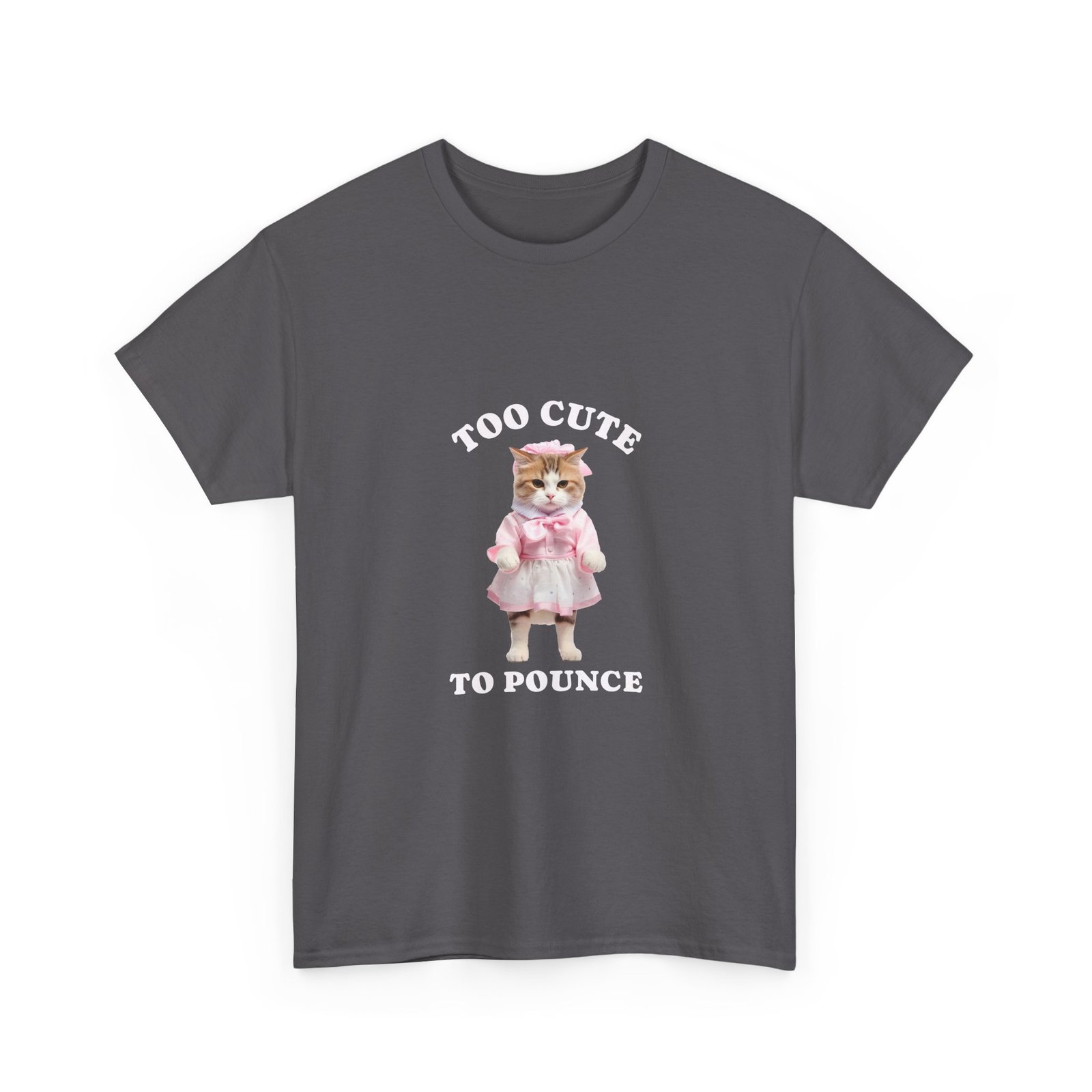 Too Cute To Pounce Cat Adorable Playful Kitten Design - T-shirt - Image 7