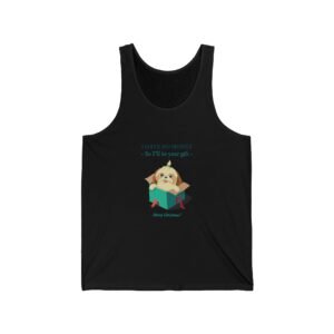 No Money Gift Dog Funny Cartoon Design - Tank Top