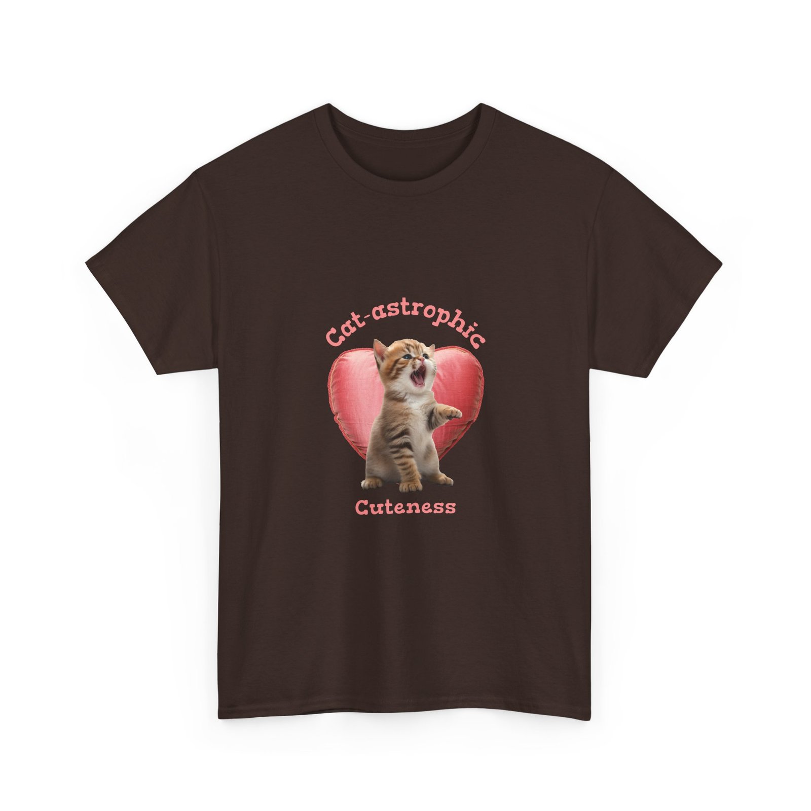Adorable Kitten with Playful Cat Expression and Charming Appeal - T-shirt - Image 3