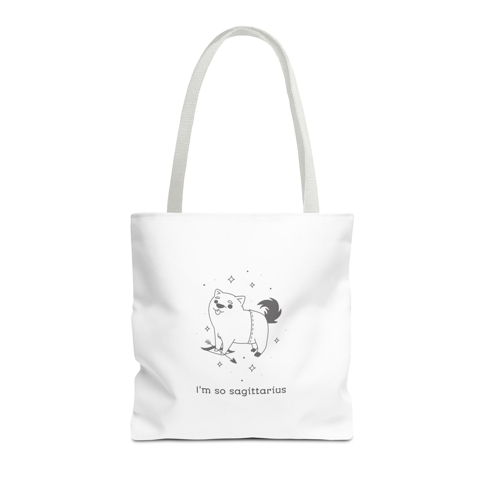 I'm So Sagittarius Cute Dog Horoscope Astrology Design - Tote Bag - Image 5