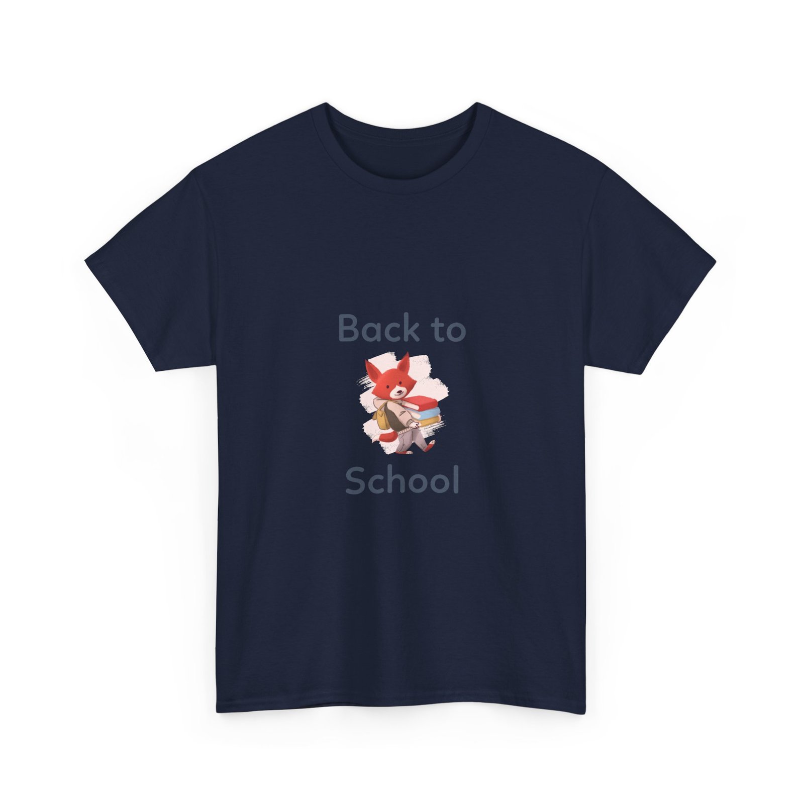 Cute Cartoon Fox Ready for Back to School Adventures - T-shirt - Image 11