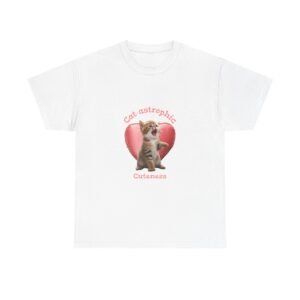 Cutest-astrophic Adorable Kitten with Playful Expression - T-shirt