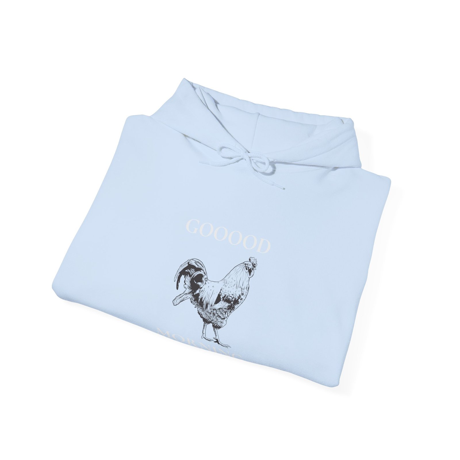Vibrant Good Morning Rooster Classic Illustration - Hoodie - Image 12