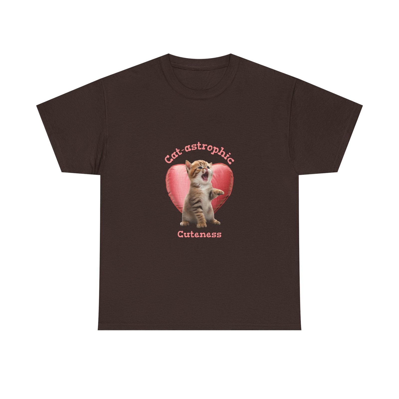 Adorable Kitten with Playful Cat Expression and Charming Appeal - T-shirt