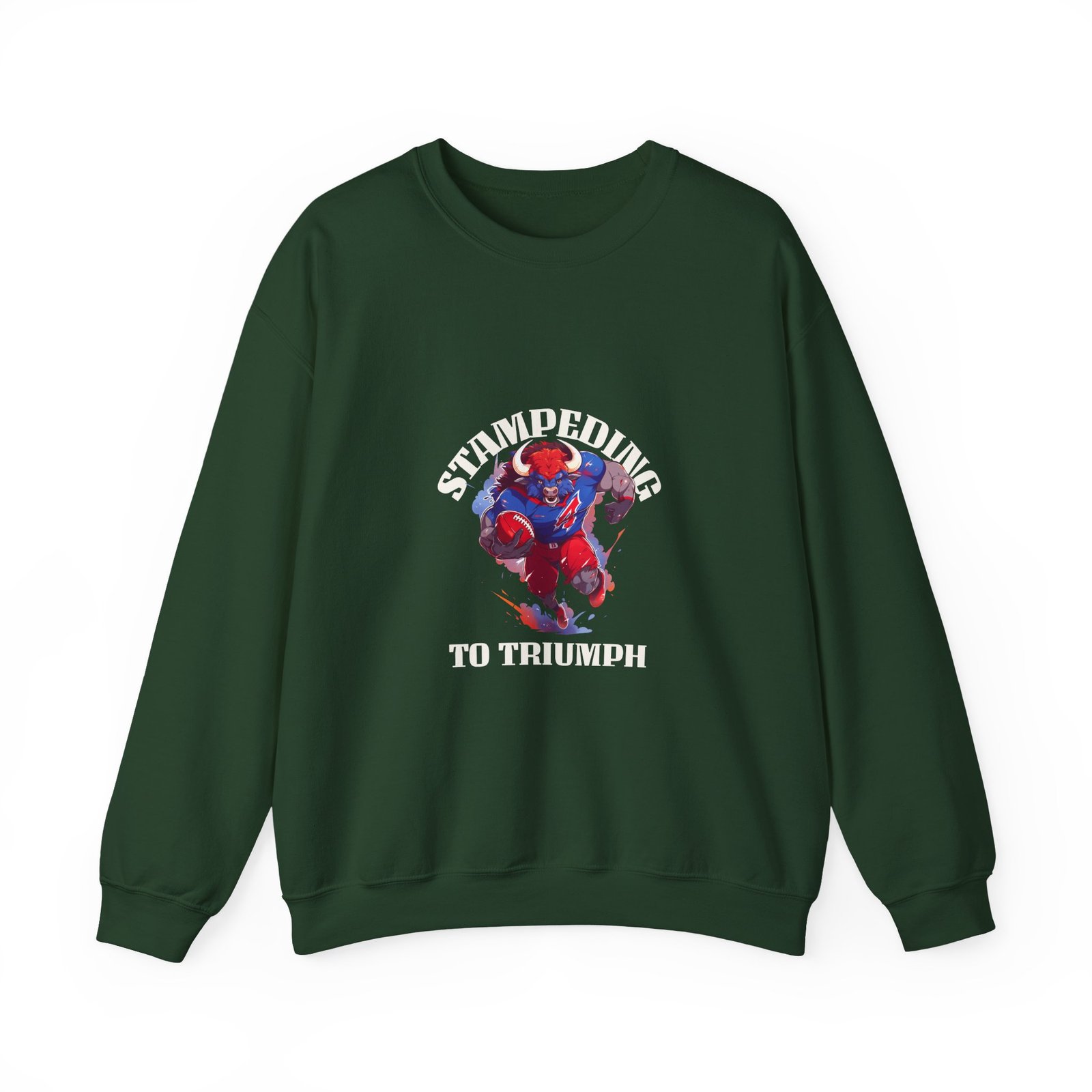 Strive for Triumph Superhero Powerful Emblem Design - Sweatshirt - Image 5