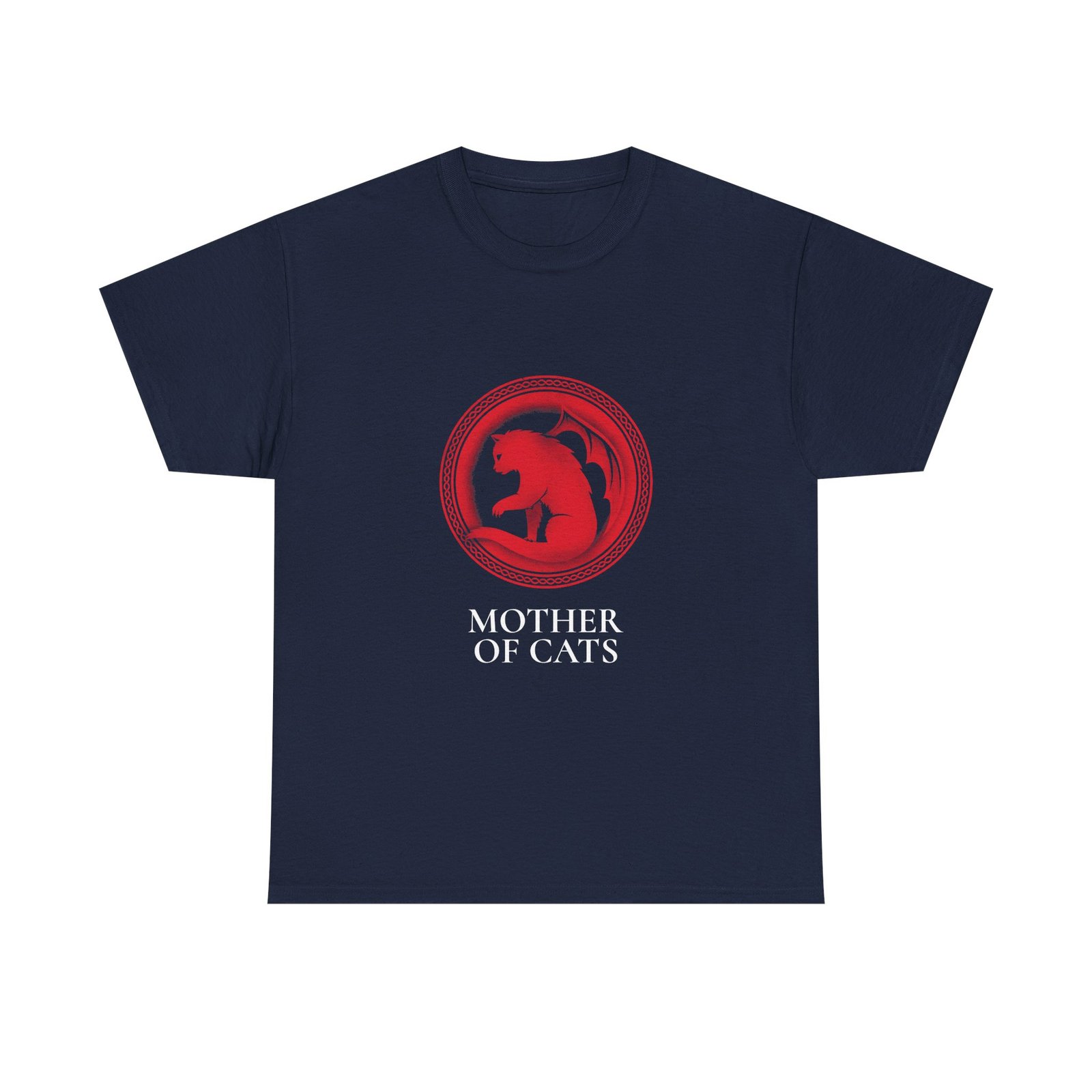 Mother of Cats Royal Crown Cat Illustration - T-shirt - Image 9