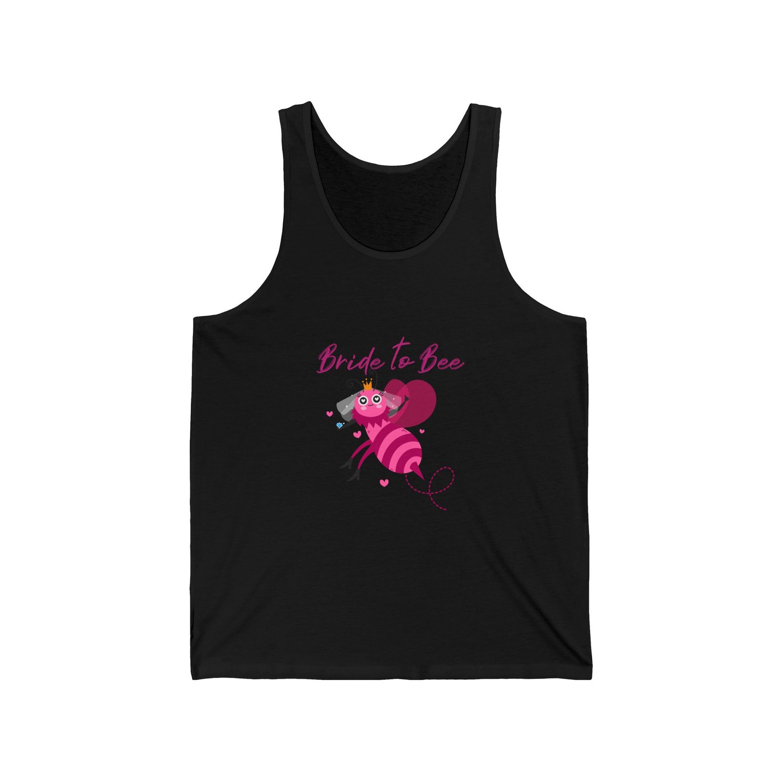Bride to Bee Cute Bumblebee Bridal Design - Tank Top