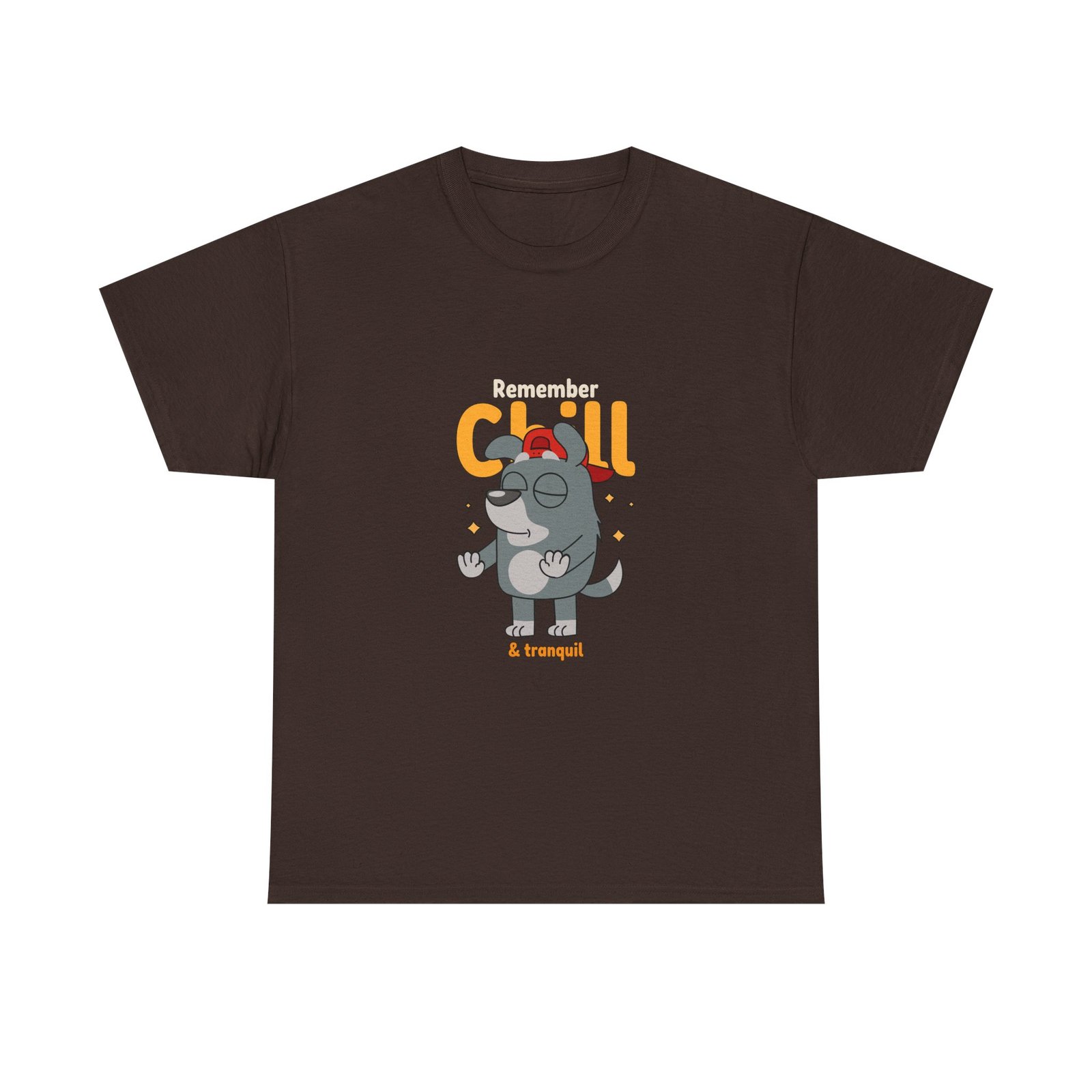 Chill and Tranquil Relaxed Dog with Peaceful Vibes - T-shirt