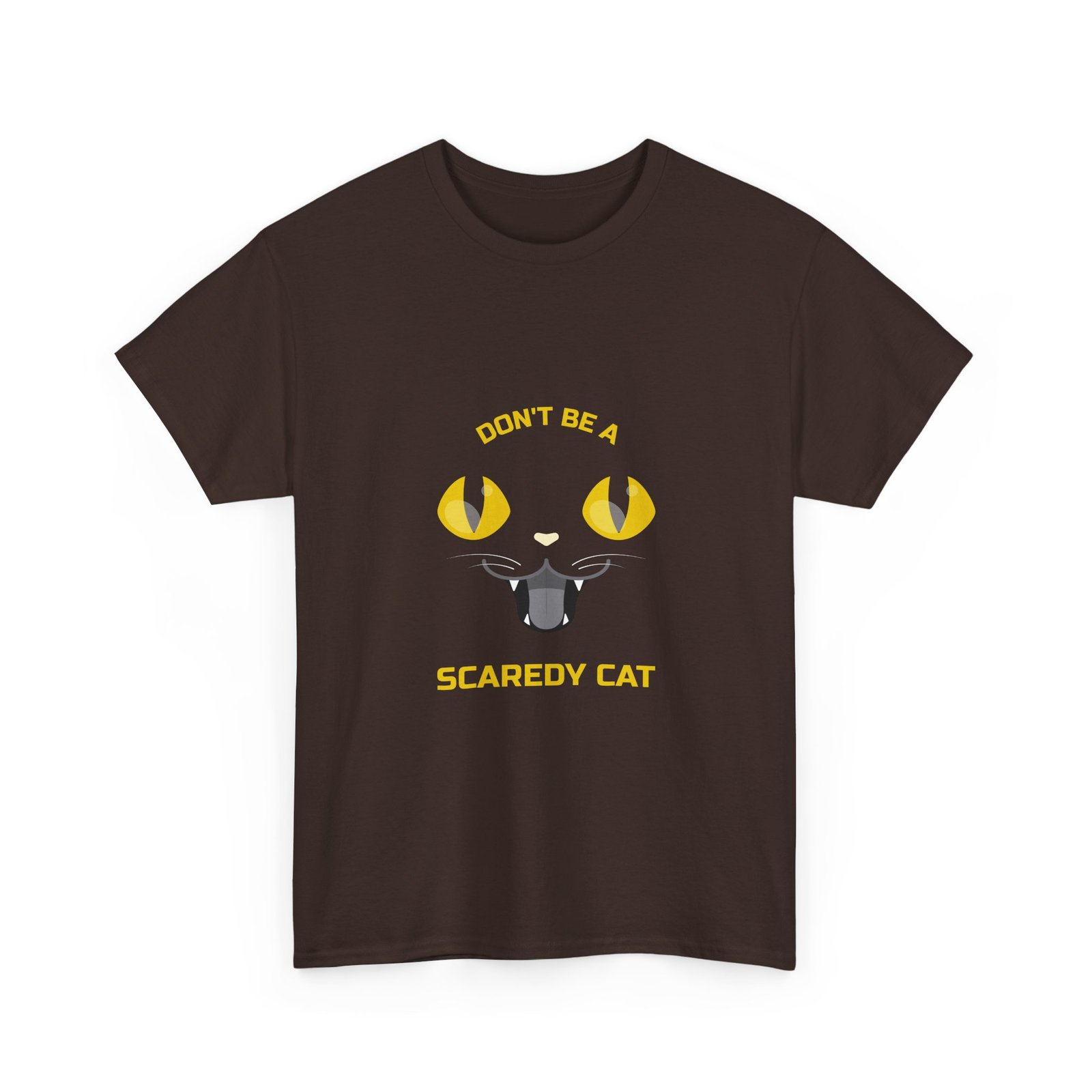 Cute Don’t Be a Scaredy Cat Playful Cat Teasing Design - T-shirt - Image 3