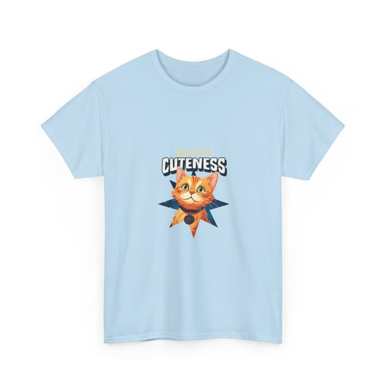 Galactic Cuteness Space Cat Floating in Colorful Cosmos - T-shirt - Image 11