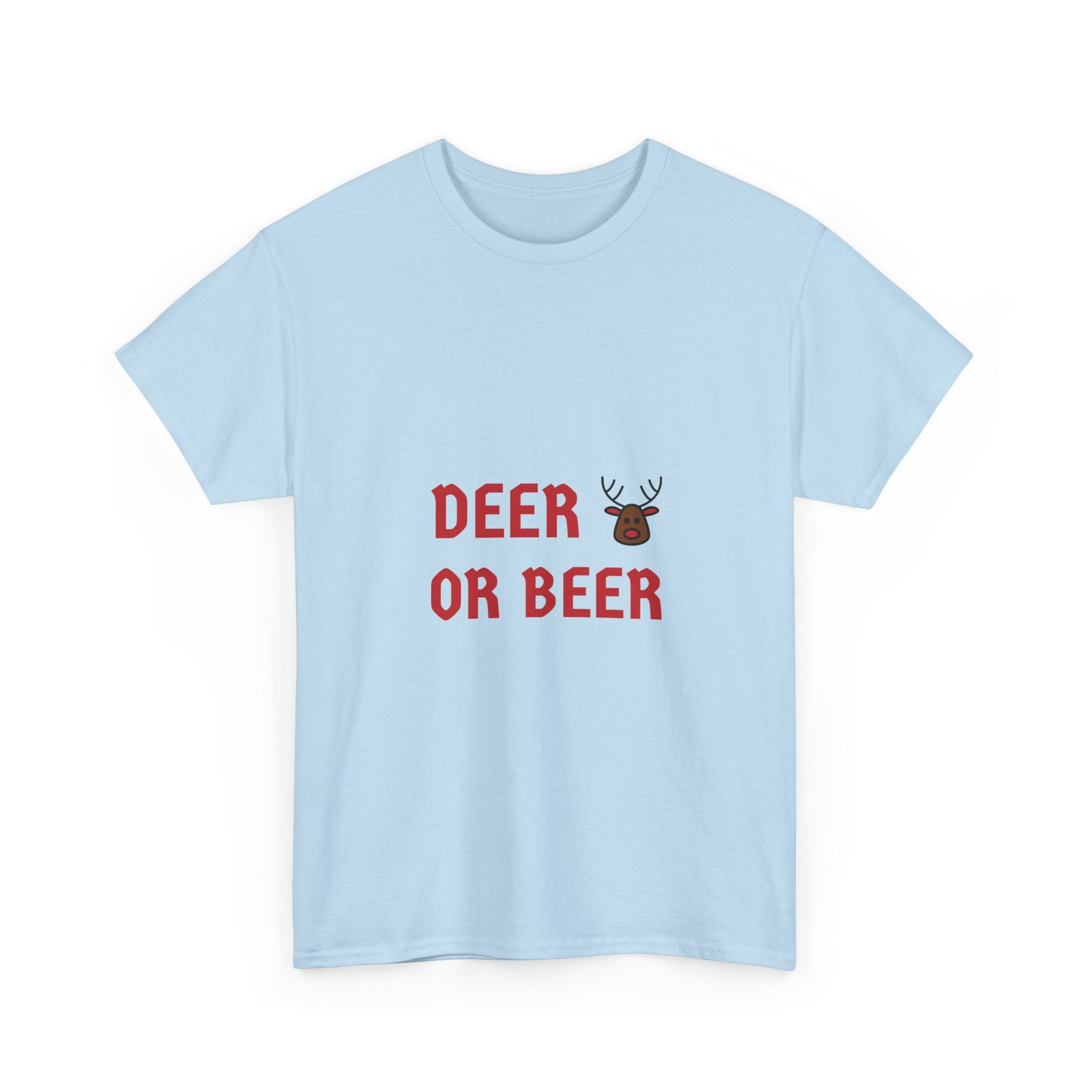 Humorous Deer or Beer Pun with Deer Illustration - T-shirt - Image 11