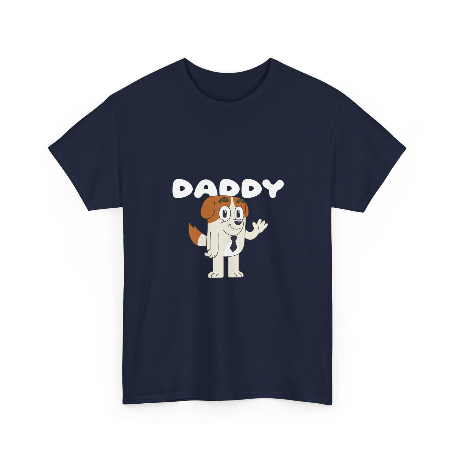 Daddy Friendly Dog Heartwarming Cartoon Design - T-shirt - Image 11