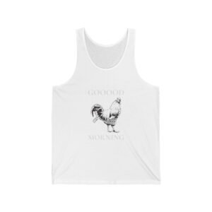 Vibrant Good Morning Rooster Classic Illustration - Tank Top