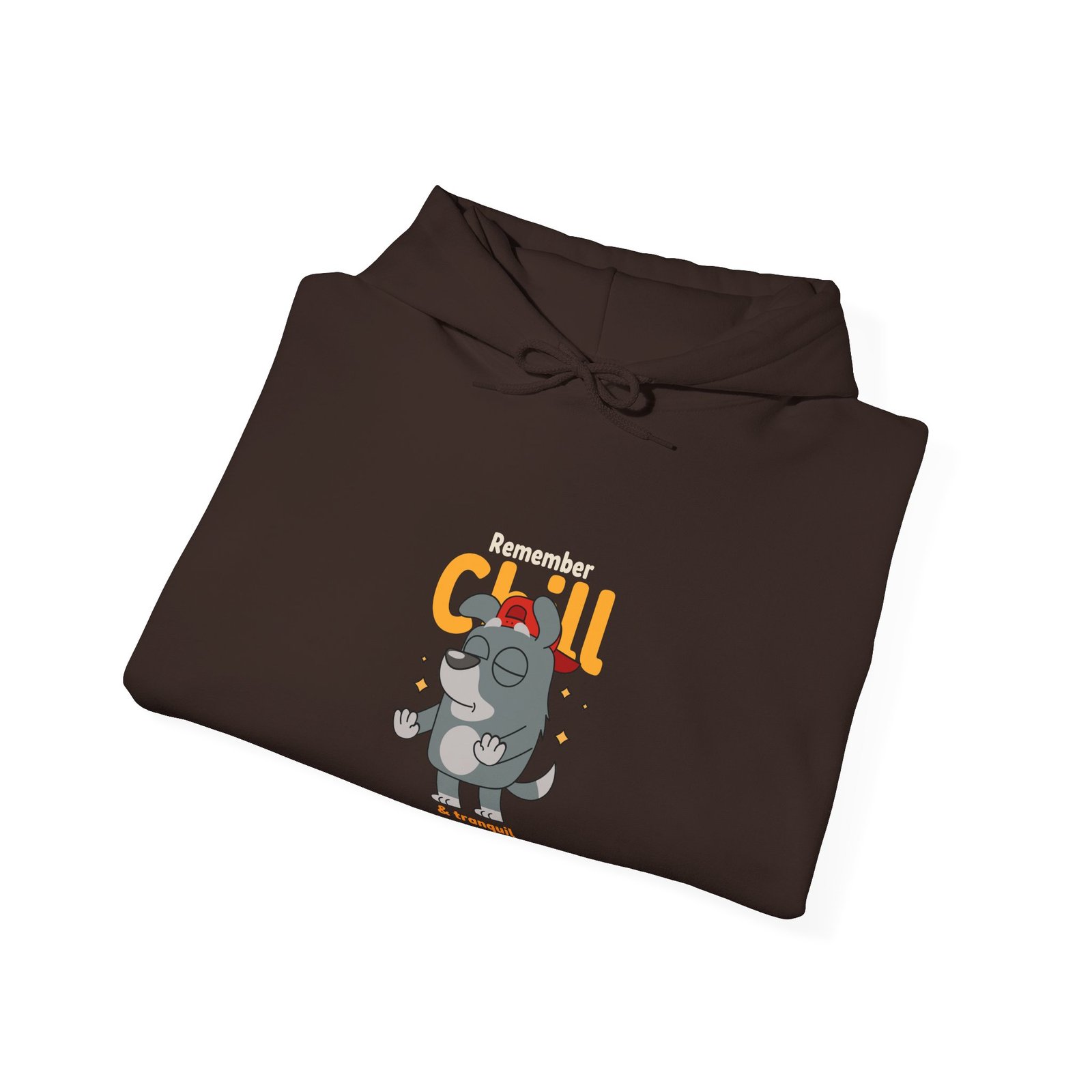 Chill and Tranquil Relaxed Dog with Peaceful Vibes - Hoodie - Image 8