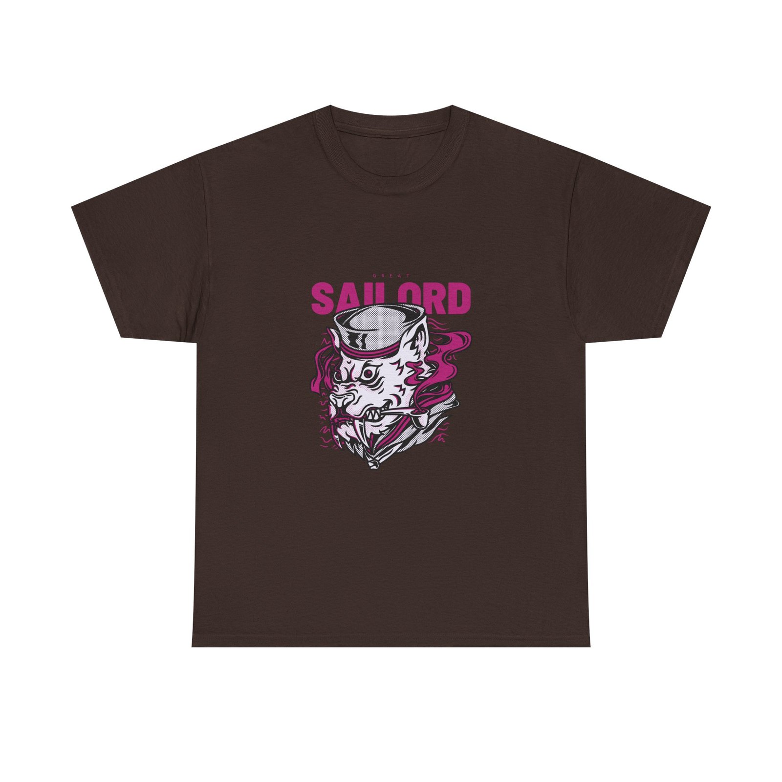Sailor Cat Vibes with Nautical Theme and Relaxed Feline - T-shirt