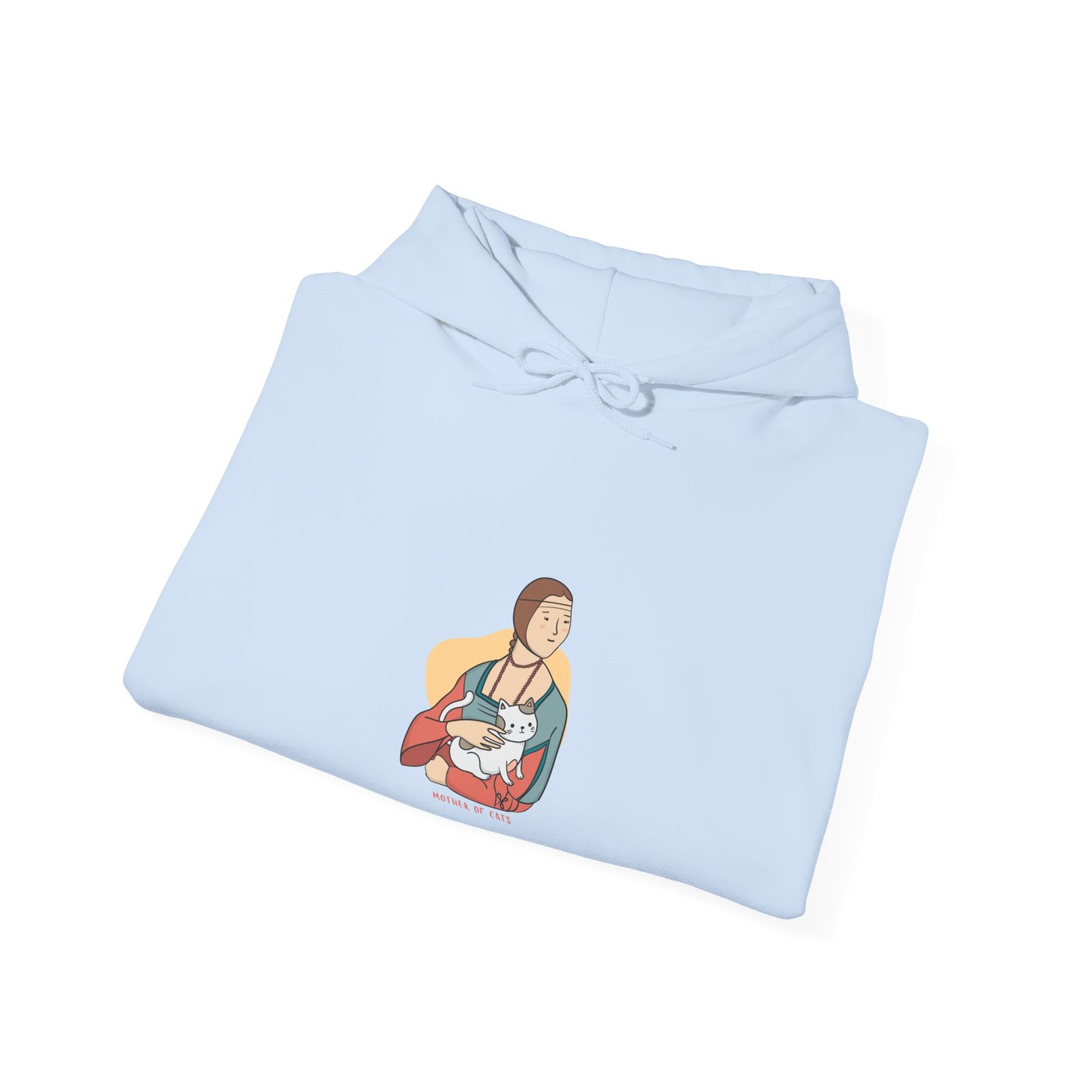 Mother Of Cats Creative Graphic Design Featuring Cat Silhouettes - Hoodie - Image 12