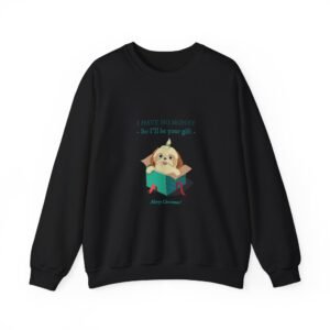 No Money Gift Dog Funny Cartoon Design - Sweatshirt