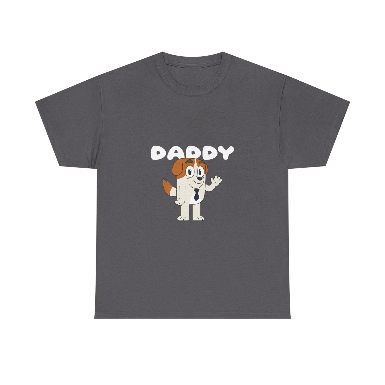 Daddy Friendly Dog Heartwarming Cartoon Design - T-shirt - Image 5