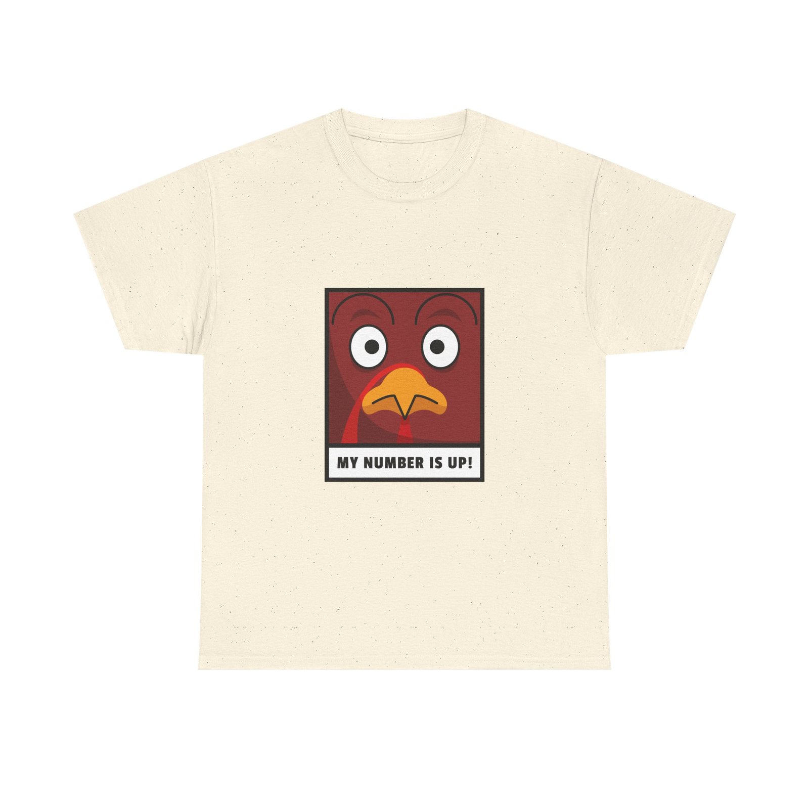 Playful Chicken with Number Up Graphic Illustration - T-shirt - Image 5