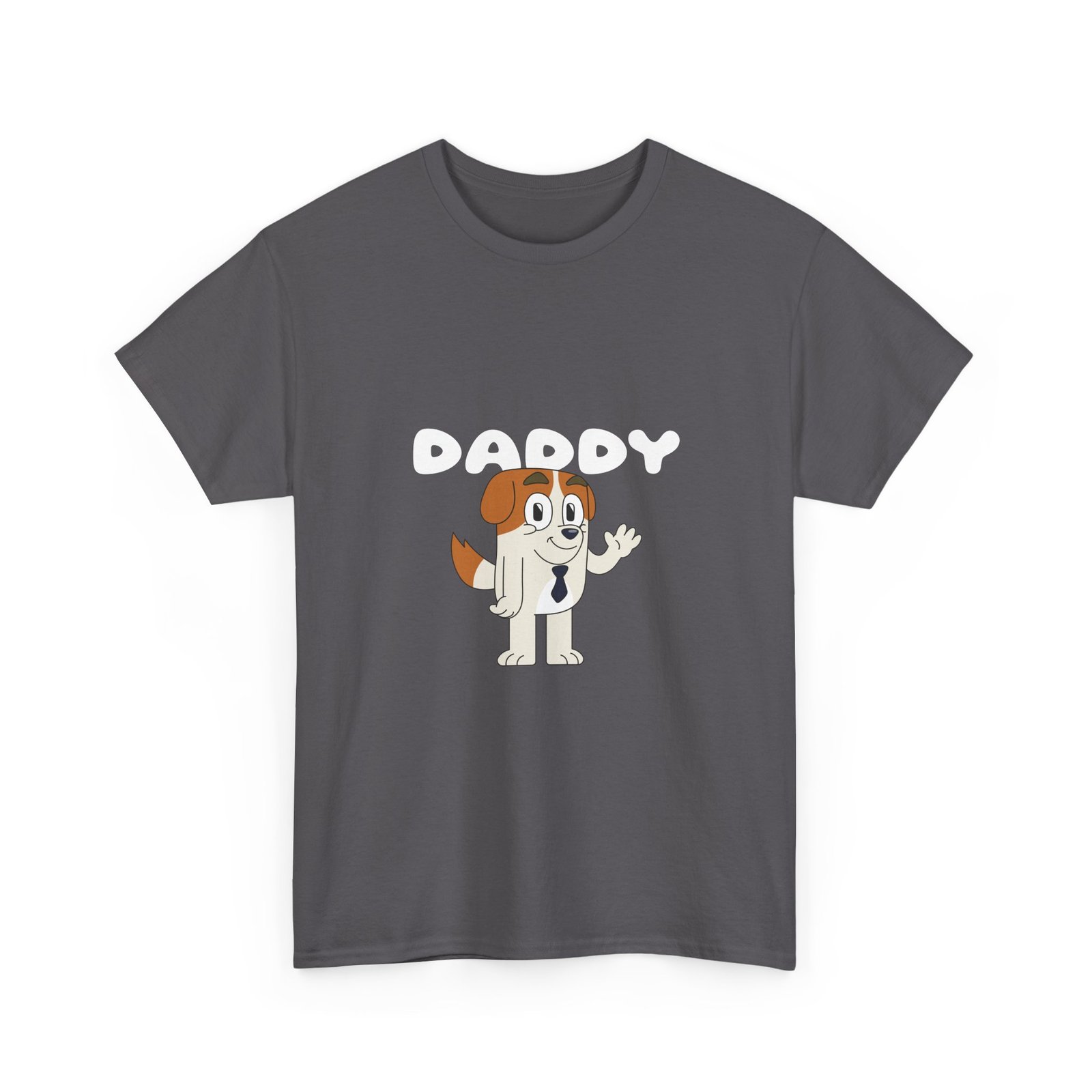 Daddy Friendly Dog Heartwarming Cartoon Design - T-shirt - Image 7