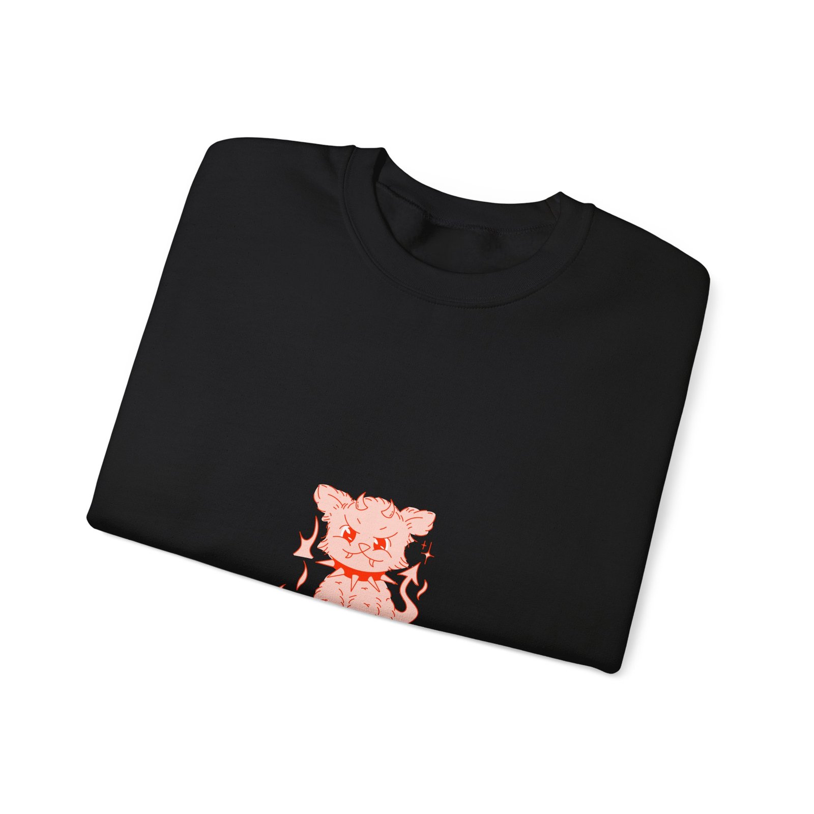 Adorable Fluffy Cat Soft and Cozy Illustration - Sweatshirt - Image 3