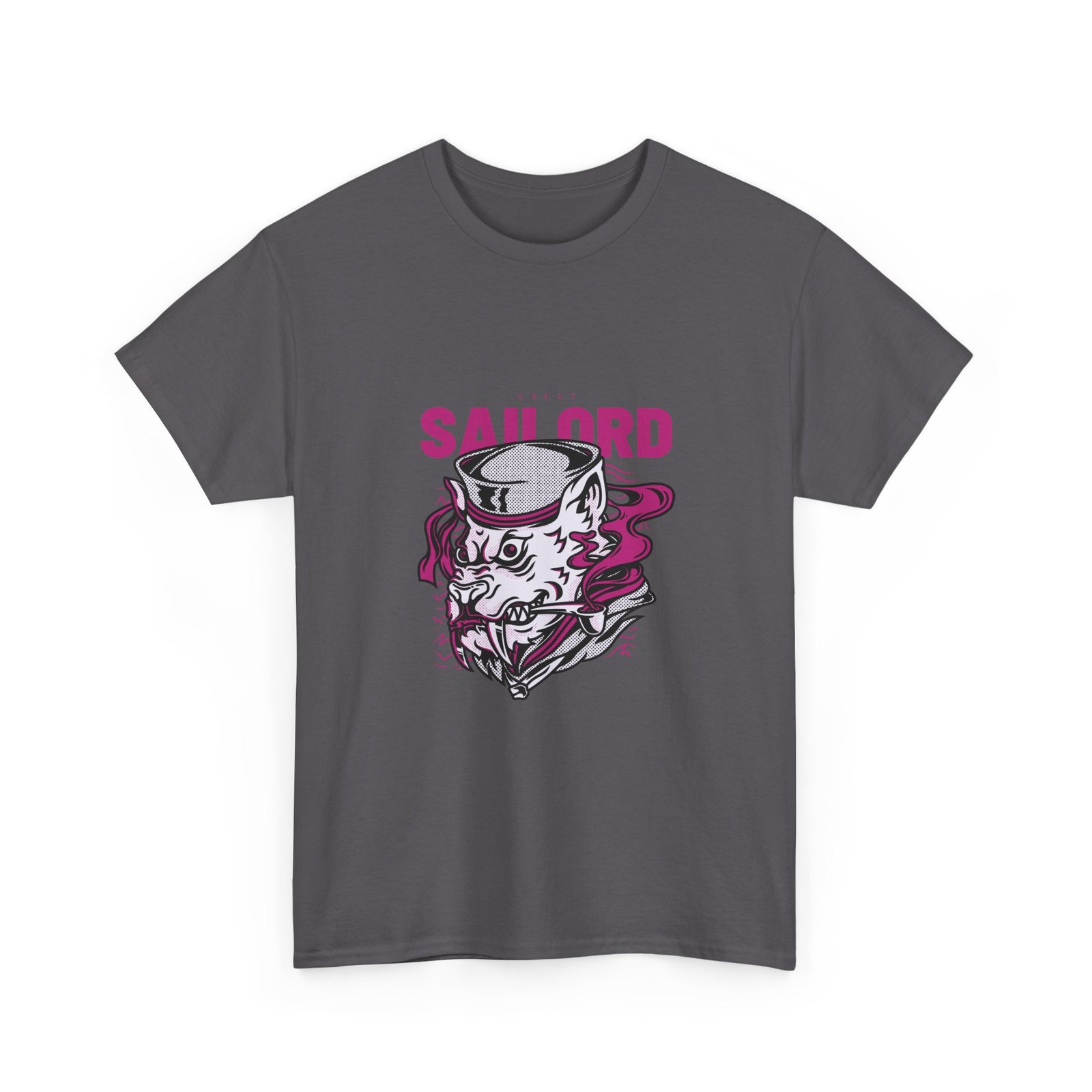 Sailor Cat Vibes with Nautical Theme and Relaxed Feline - T-shirt - Image 7