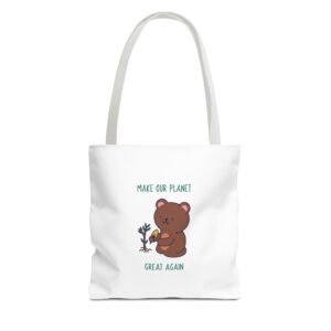 Make Our Planet Great Again Caring Bear Environmental Design - Tote Bag