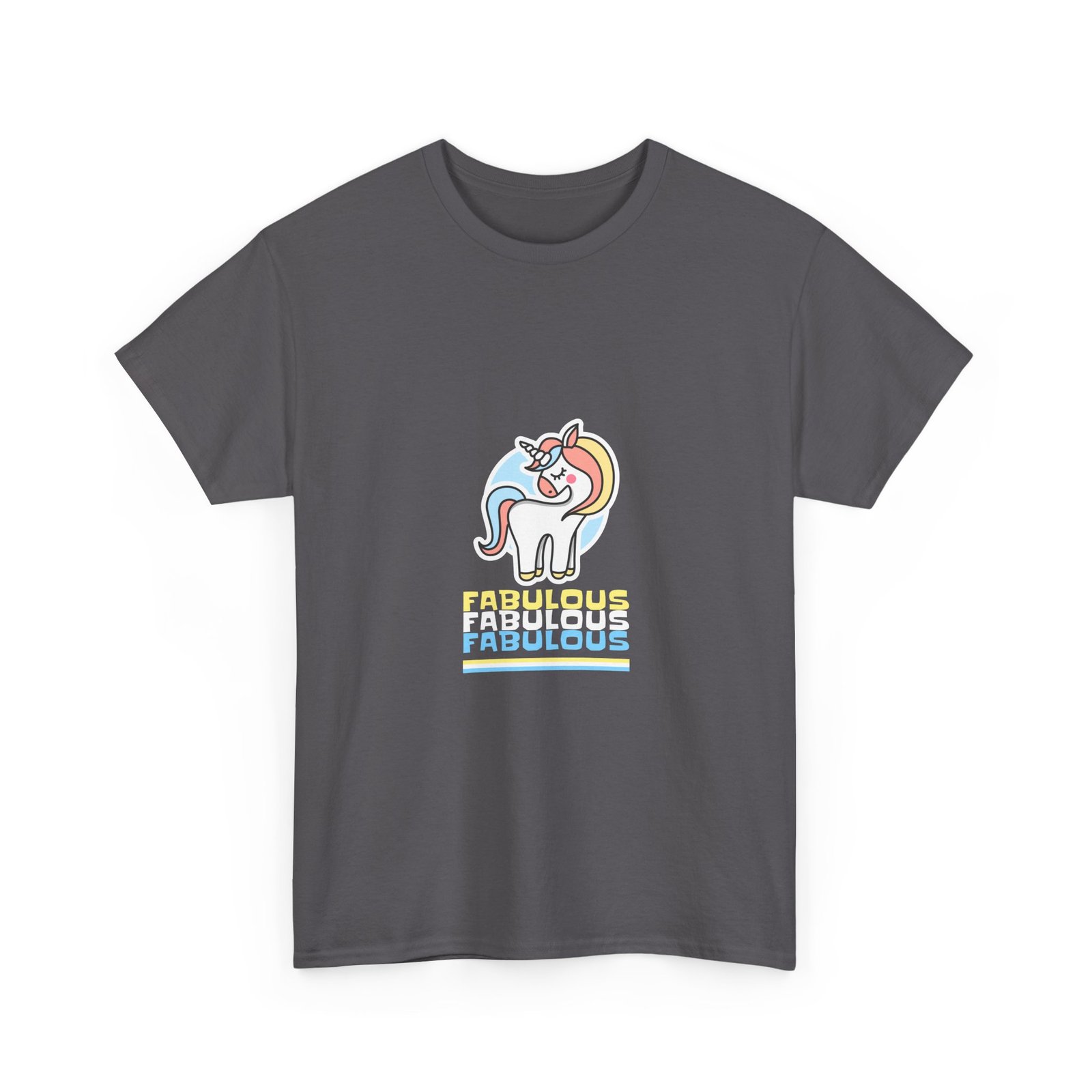 Vibrant Fabulous Unicorn with Colorful Mane and Sparkles - T-shirt - Image 7