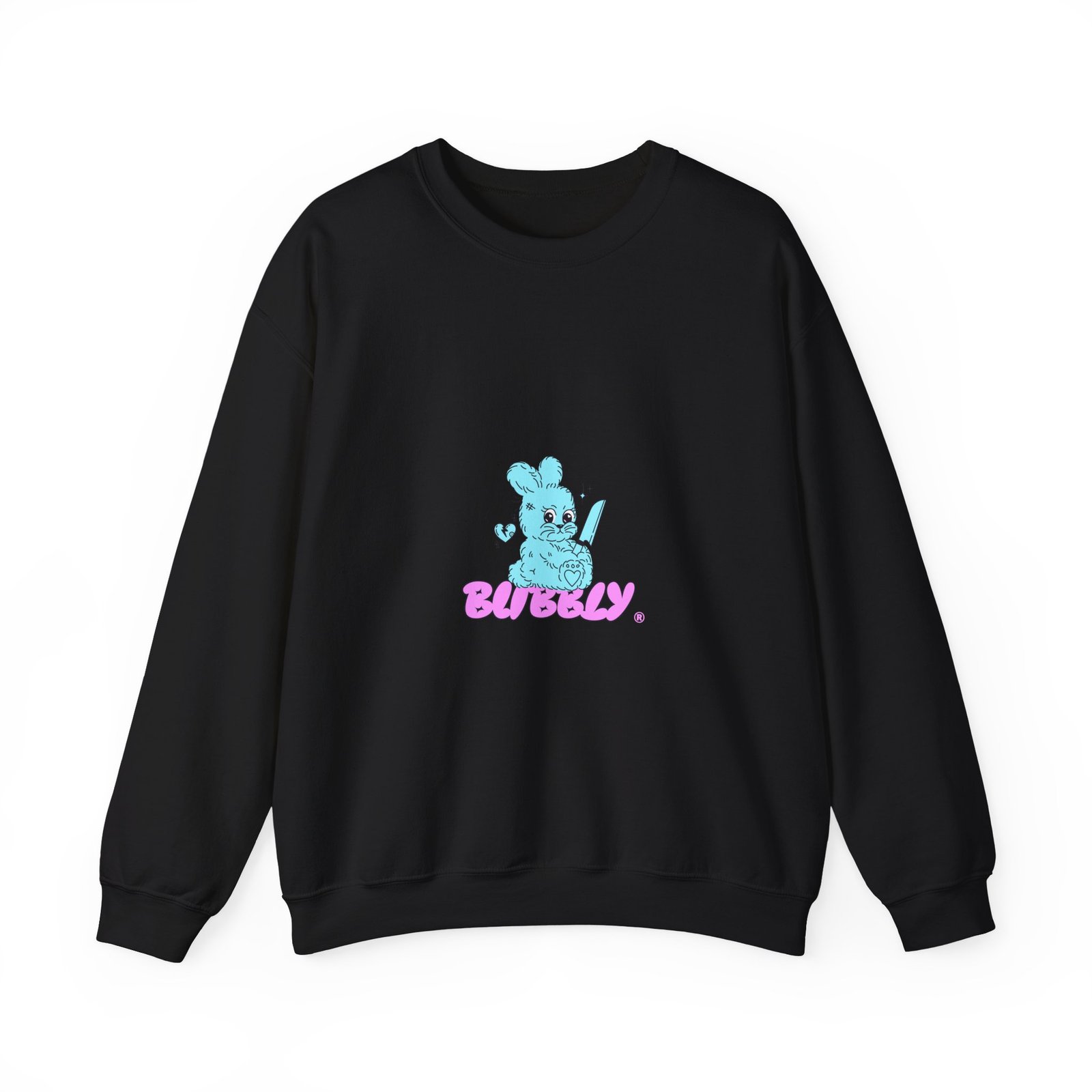 Cheerful Bubbly Dog Cartoon with Bright Colors - Sweatshirt