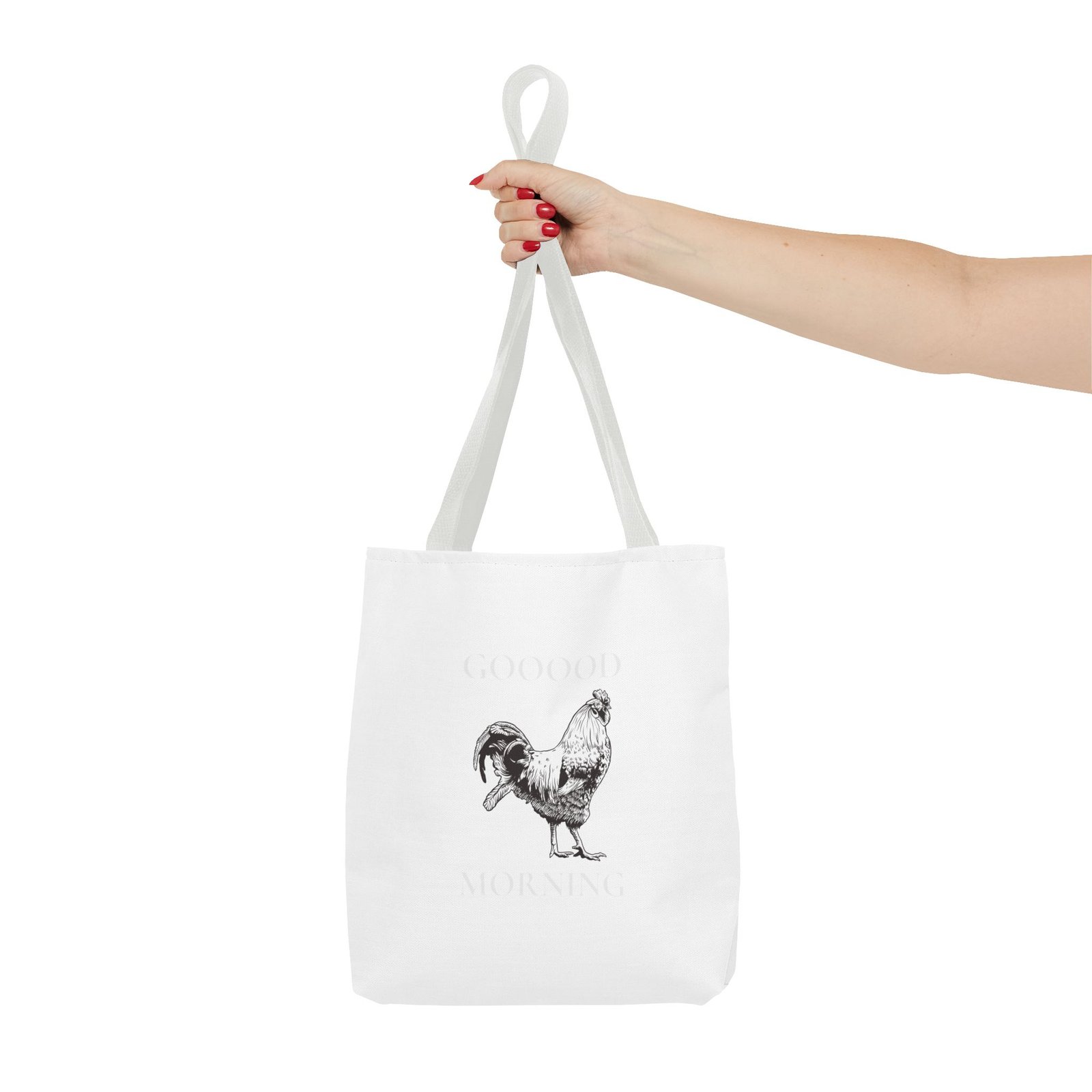 Vibrant Good Morning Rooster Classic Illustration - Tote Bag - Image 4