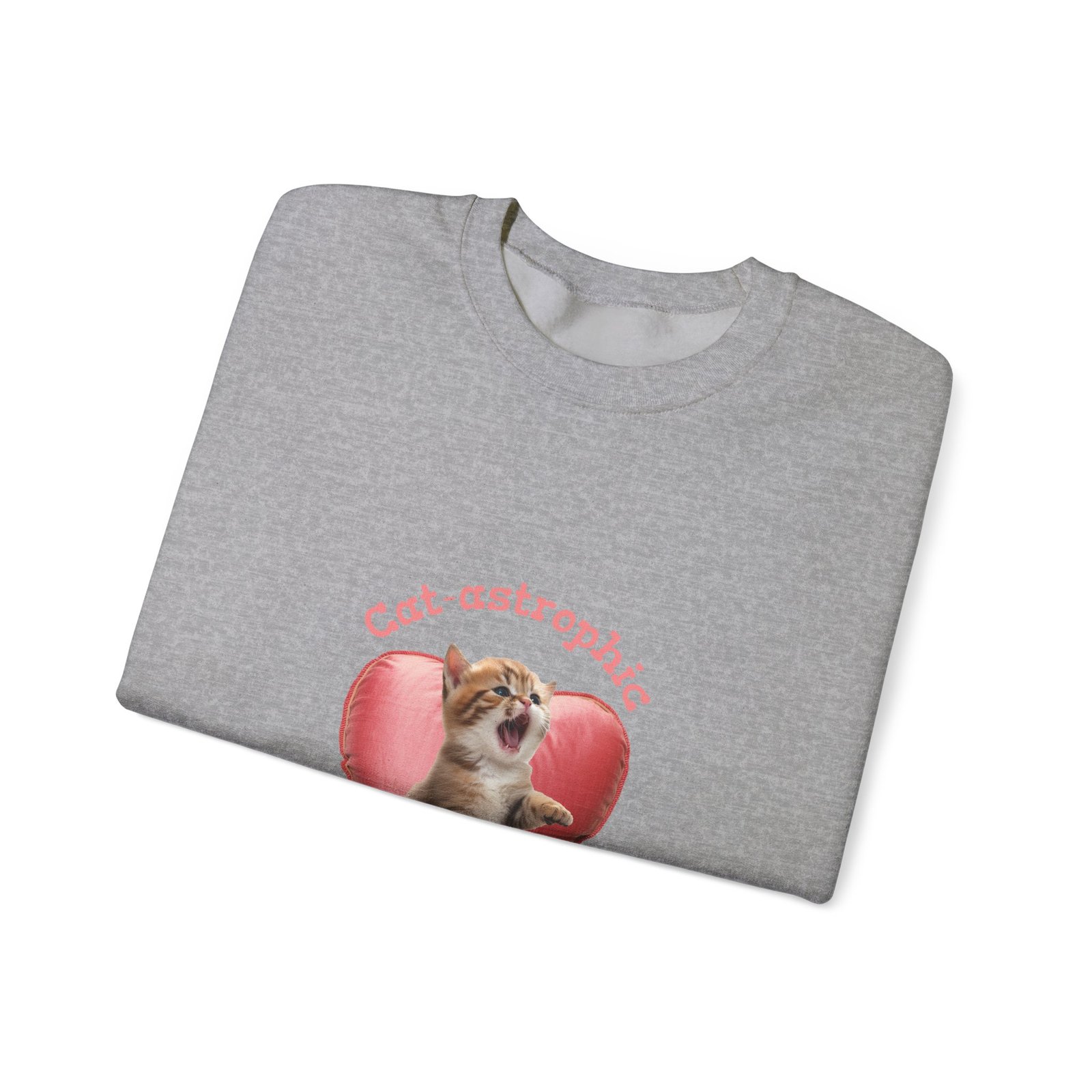 Cutest-astrophic Adorable Kitten with Playful Expression - Sweatshirt - Image 11