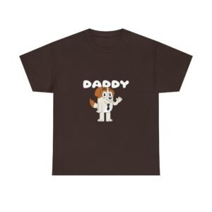 Daddy Friendly Dog Heartwarming Cartoon Design - T-shirt
