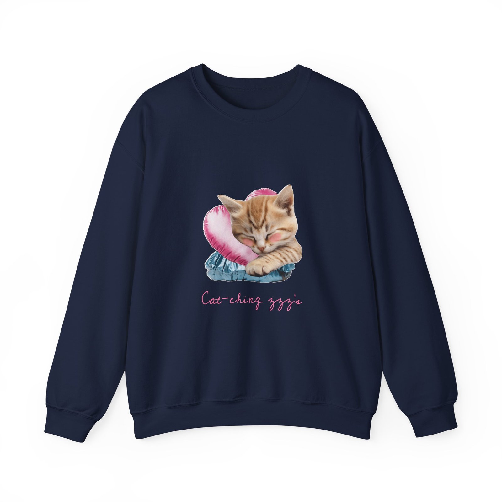 Sleeping Ginger Cat Cozy and Adorable Illustration - Sweatshirt - Image 9