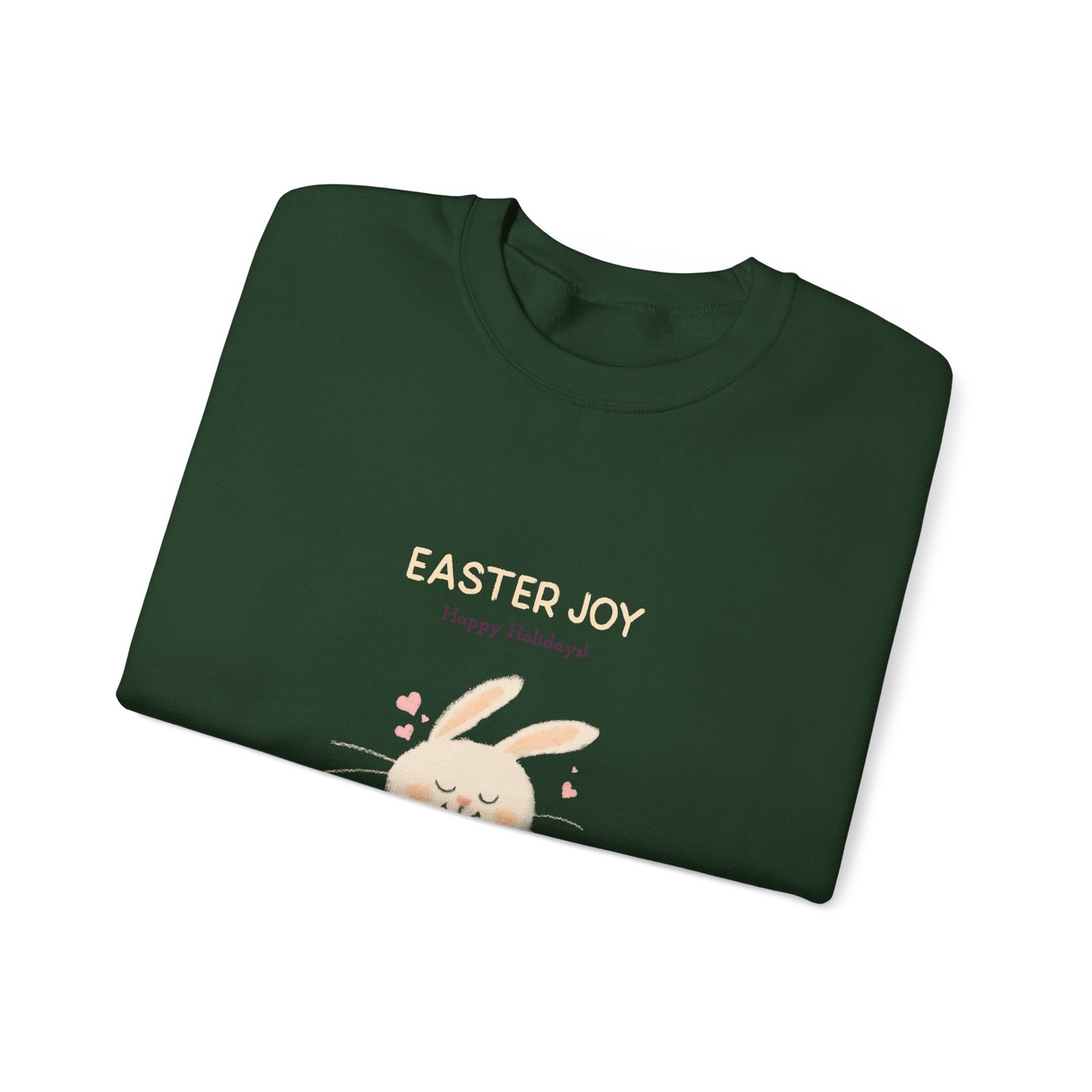 Easter Joy Happy Bunny Cartoon Illustration - Sweatshirt - Image 7