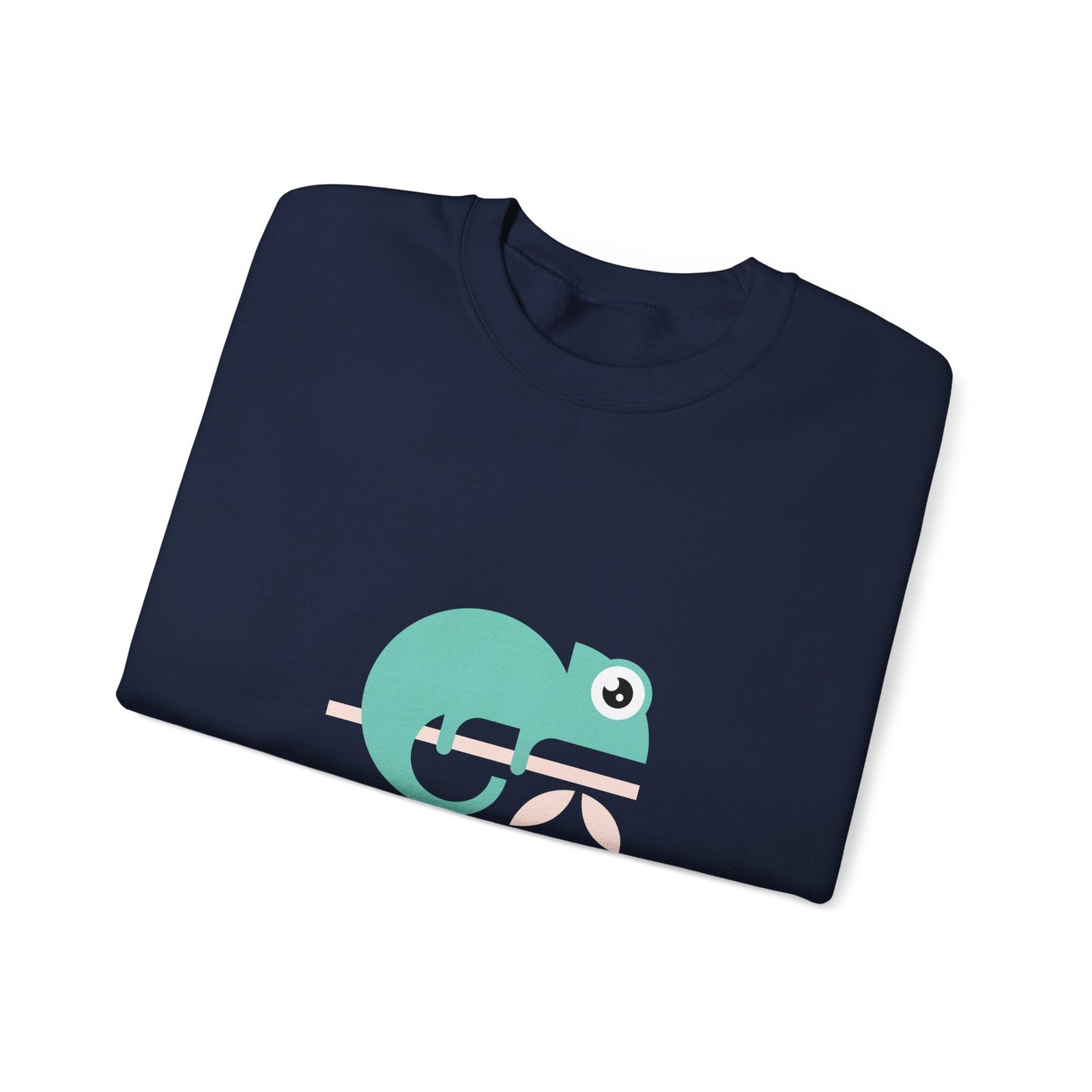 Adapt To Change Minimalist Chameleon Illustration - Sweatshirt - Image 11