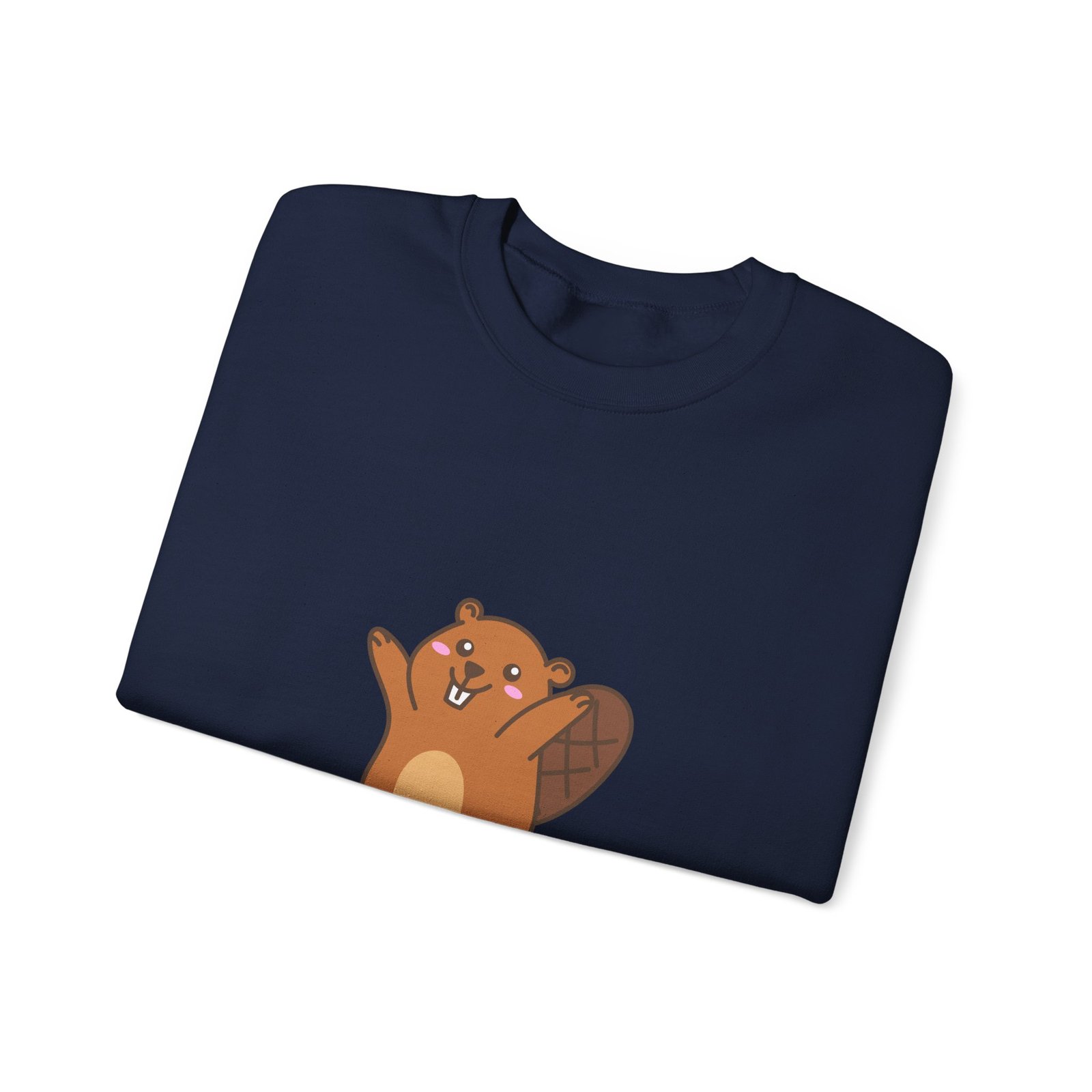Beaver Lover Forever Happy Cute Wildlife Animal Graphic - Sweatshirt - Image 11