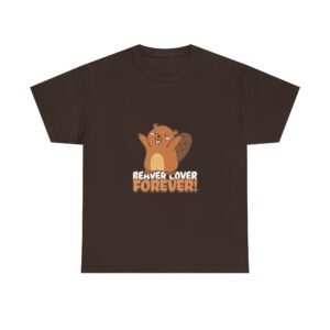 Beaver Lover Forever Happy Cute Wildlife Animal Graphic - T-shirt
