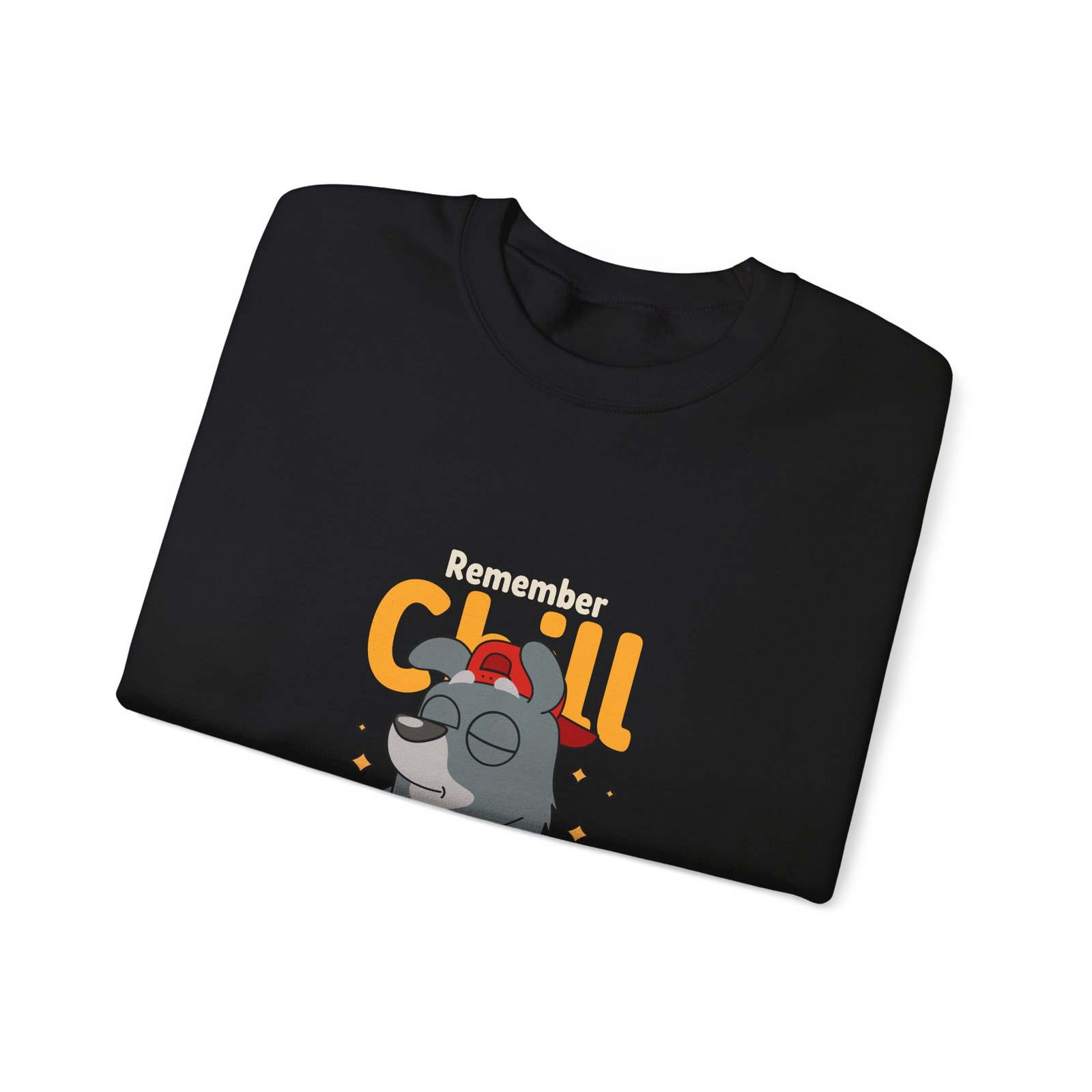 Chill and Tranquil Relaxed Dog with Peaceful Vibes - Sweatshirt - Image 3