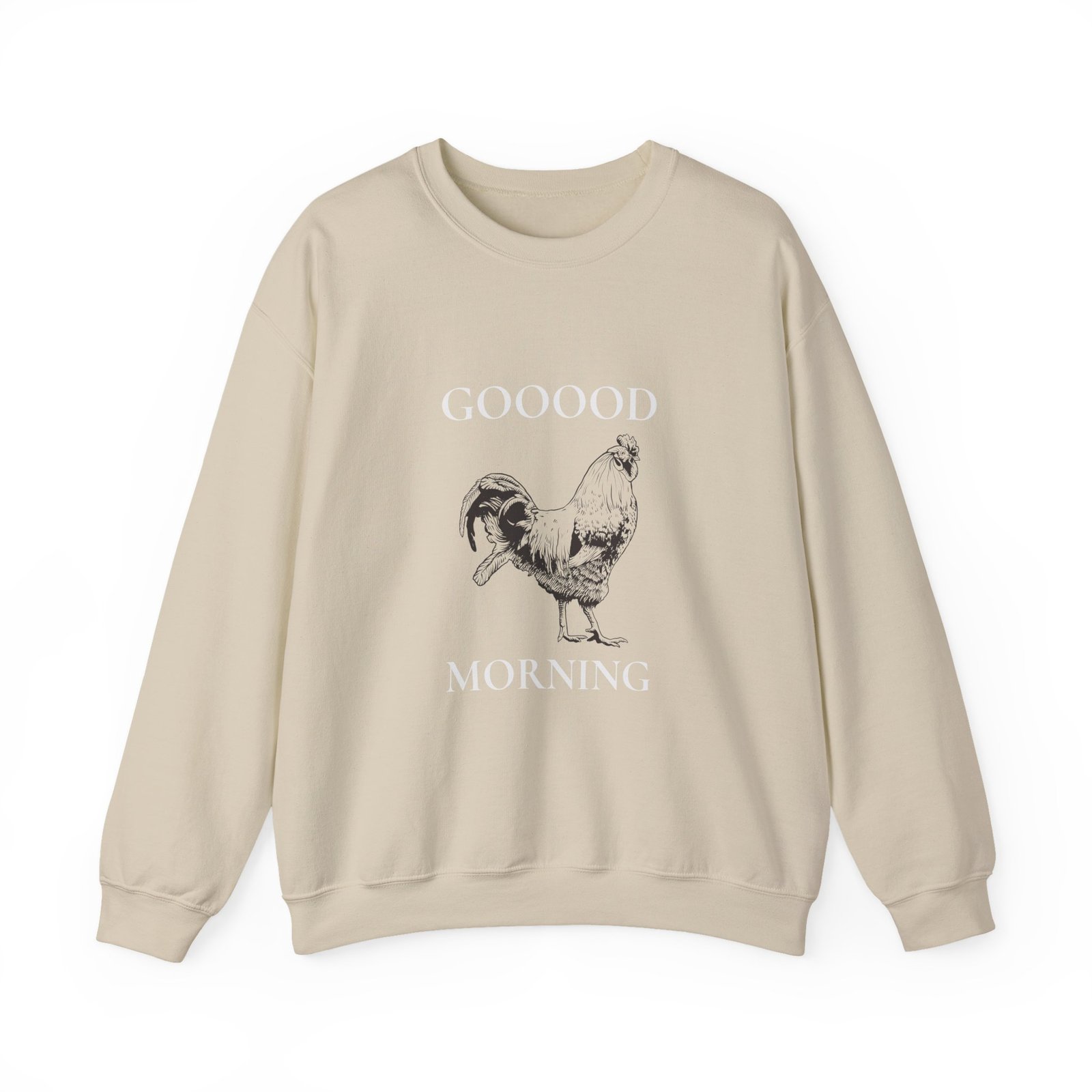Vibrant Good Morning Rooster Classic Illustration - Sweatshirt - Image 5